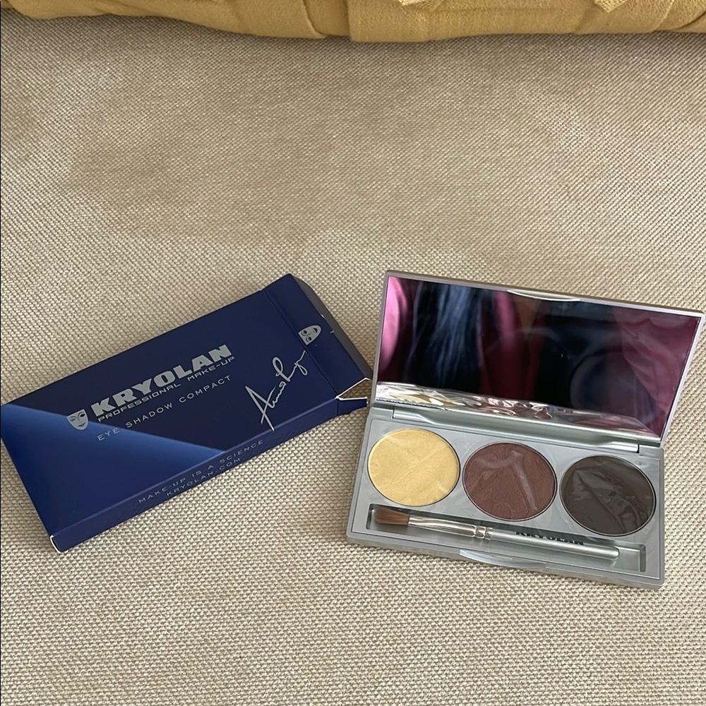 Kryolan Eye Shadow Compact - Gold and Brown